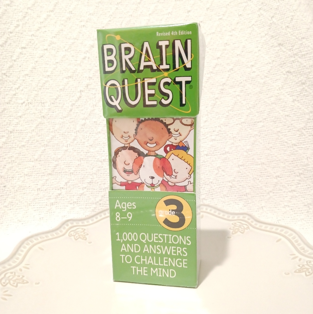 NWT Brain Quest Grade 3 Ages 8-9 Revised 4th Edition